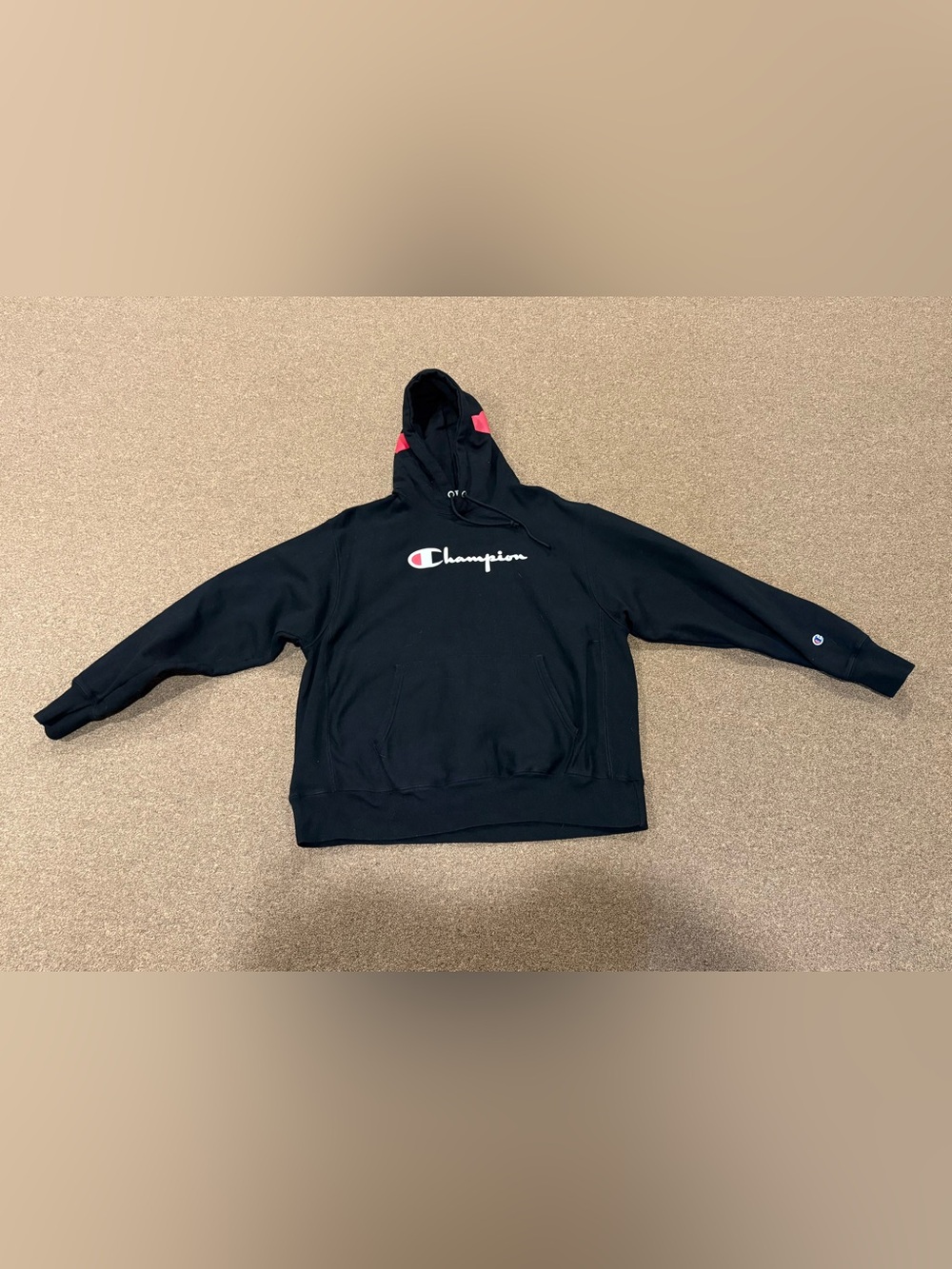 Champion Black Pullover Hoodie XL